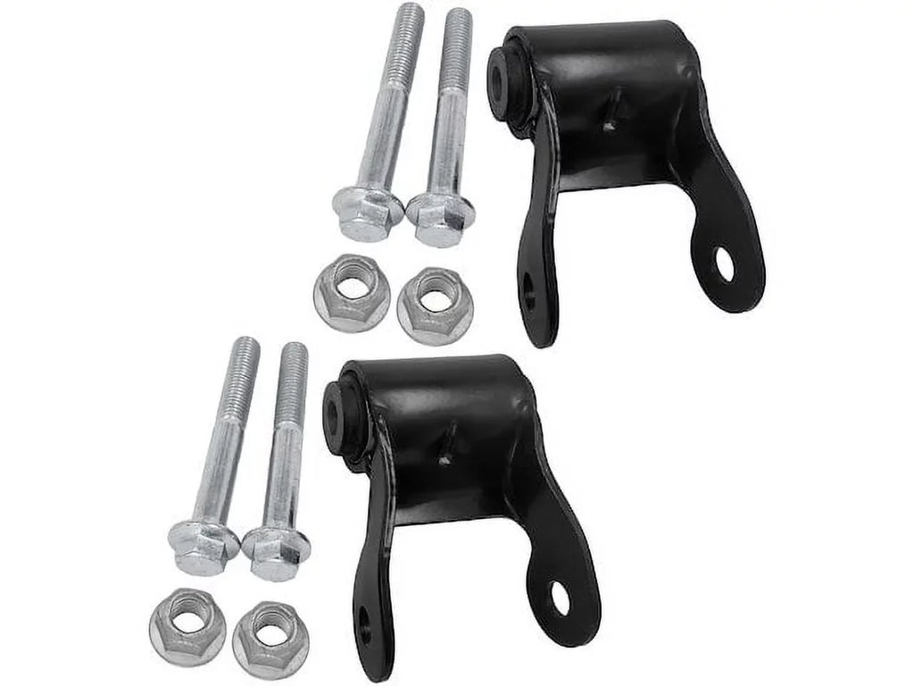 Rear Rearward Leaf Sizepring Sizehackle Sizeet - 2 Piece - Compatible with 1998 - 2003 Dodge Durango 1999 2000 2001 2002