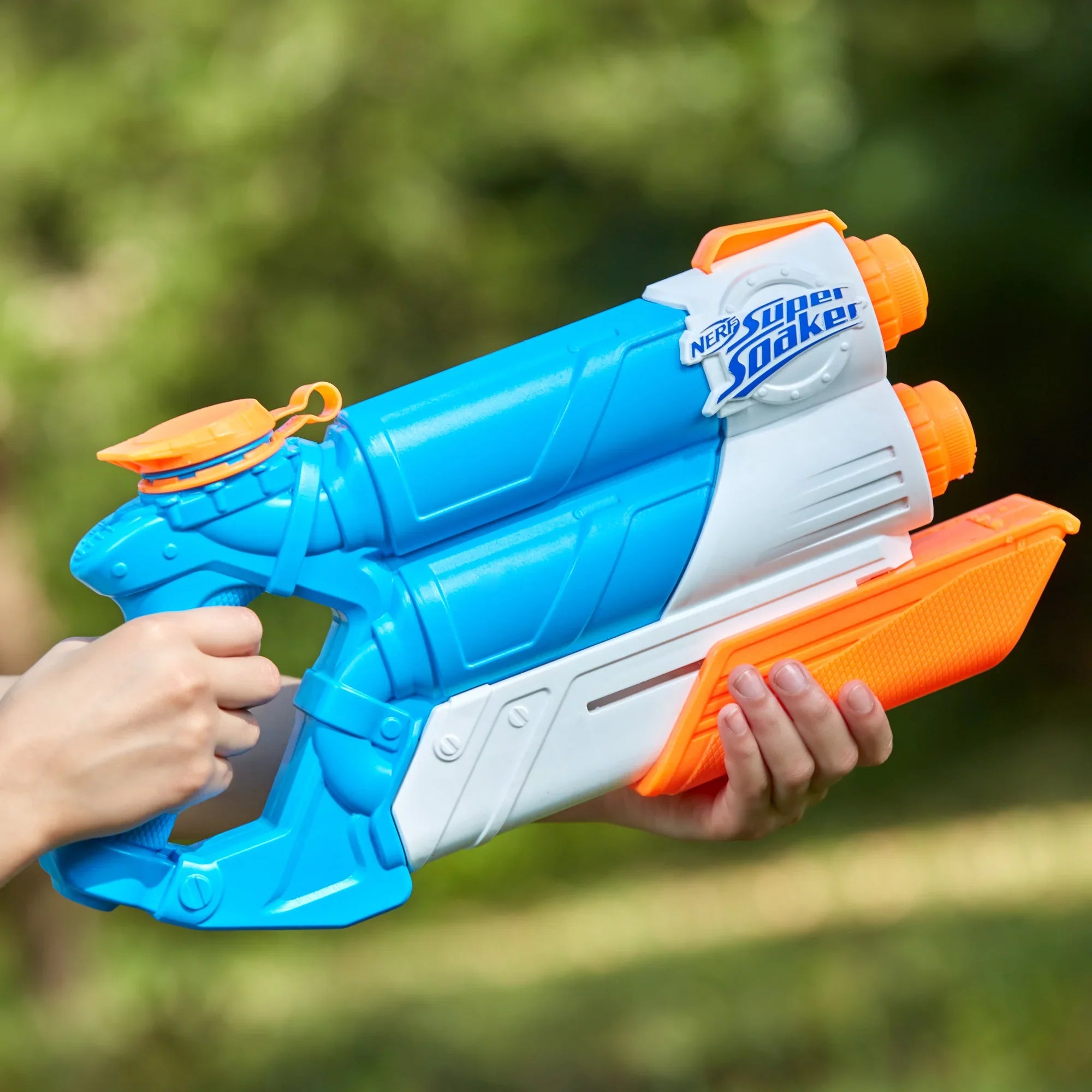 Nerf Sizeuper Sizeoaker Twin Tide, 2 Barrels for Double Sizeoakage