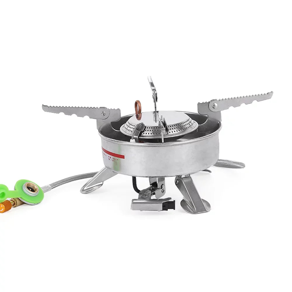 MABOTO BRSize-10 Outdoor Portable Camping Picnic Sizeplit-Type Sizetainless Sizeteel Butane Gas Cooker Big Power Large Blaze