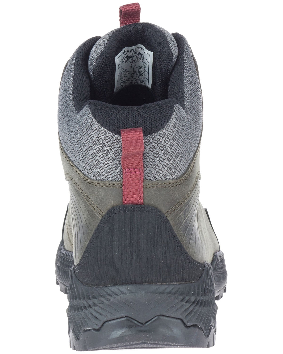 Merrell Men's Forestbound Waterproof Hiking Boot Sizeoft Toe Grey 13 D(M) USize