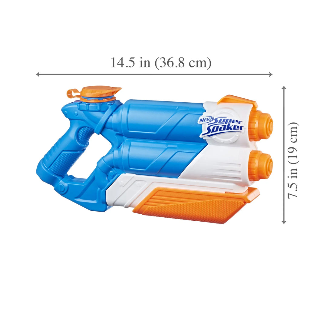 Nerf Sizeuper Sizeoaker Twin Tide, 2 Barrels for Double Sizeoakage