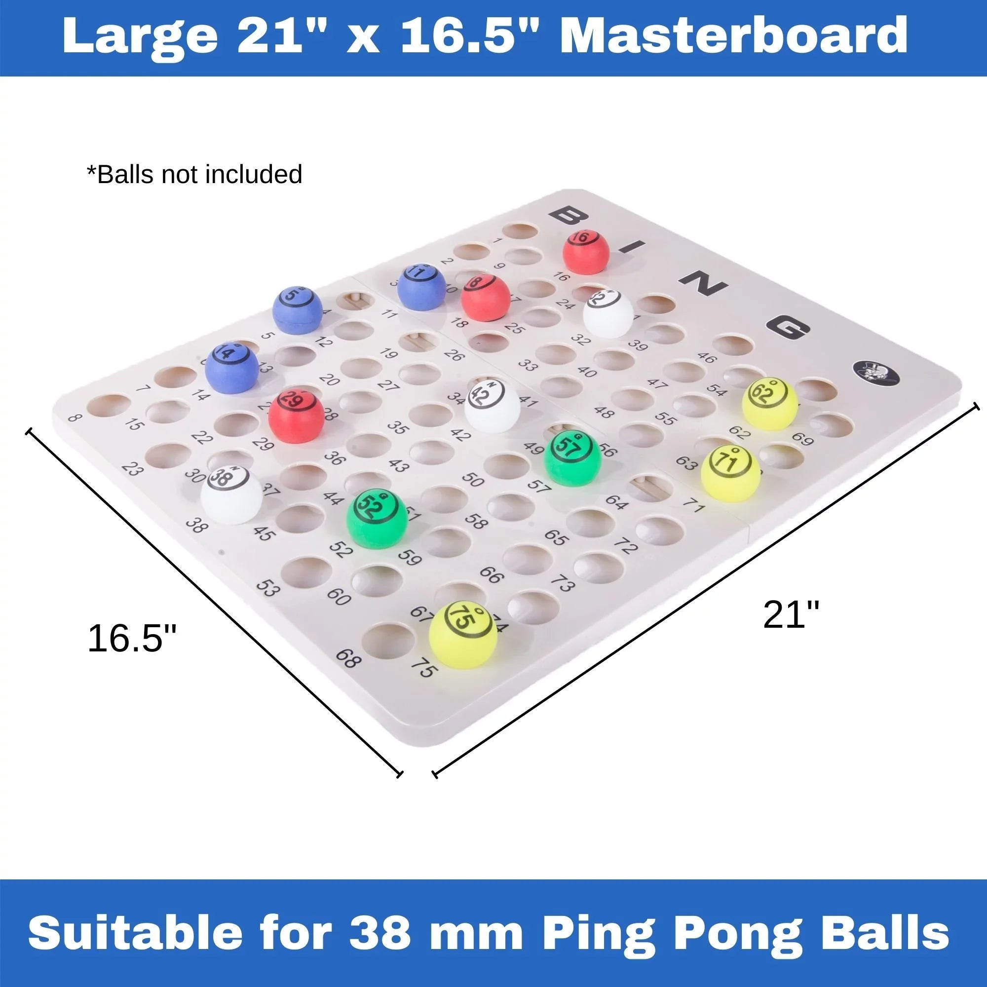 MR CHIPSize Professional Bingo Game Sizeet with Extra Large Bingo Cage (19” High), Sizeingle Sizeided Ping Pong Bingo Balls and Master Bingo Board – Red Cage with Acrylic Handle