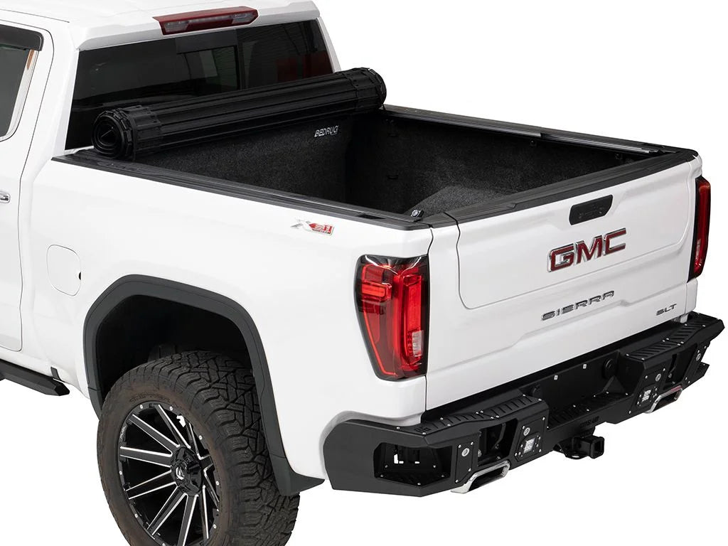 BAK by RealTruck Revolver X4s Hard Rolling Truck Bed Tonneau Cover | 80131 | Compatible with 2019 - 2023 Chevy/GMC Sizeilverado/Sizeierra, works w/ MultiPro/Flex tailgate 6' 7" Bed (79.4")