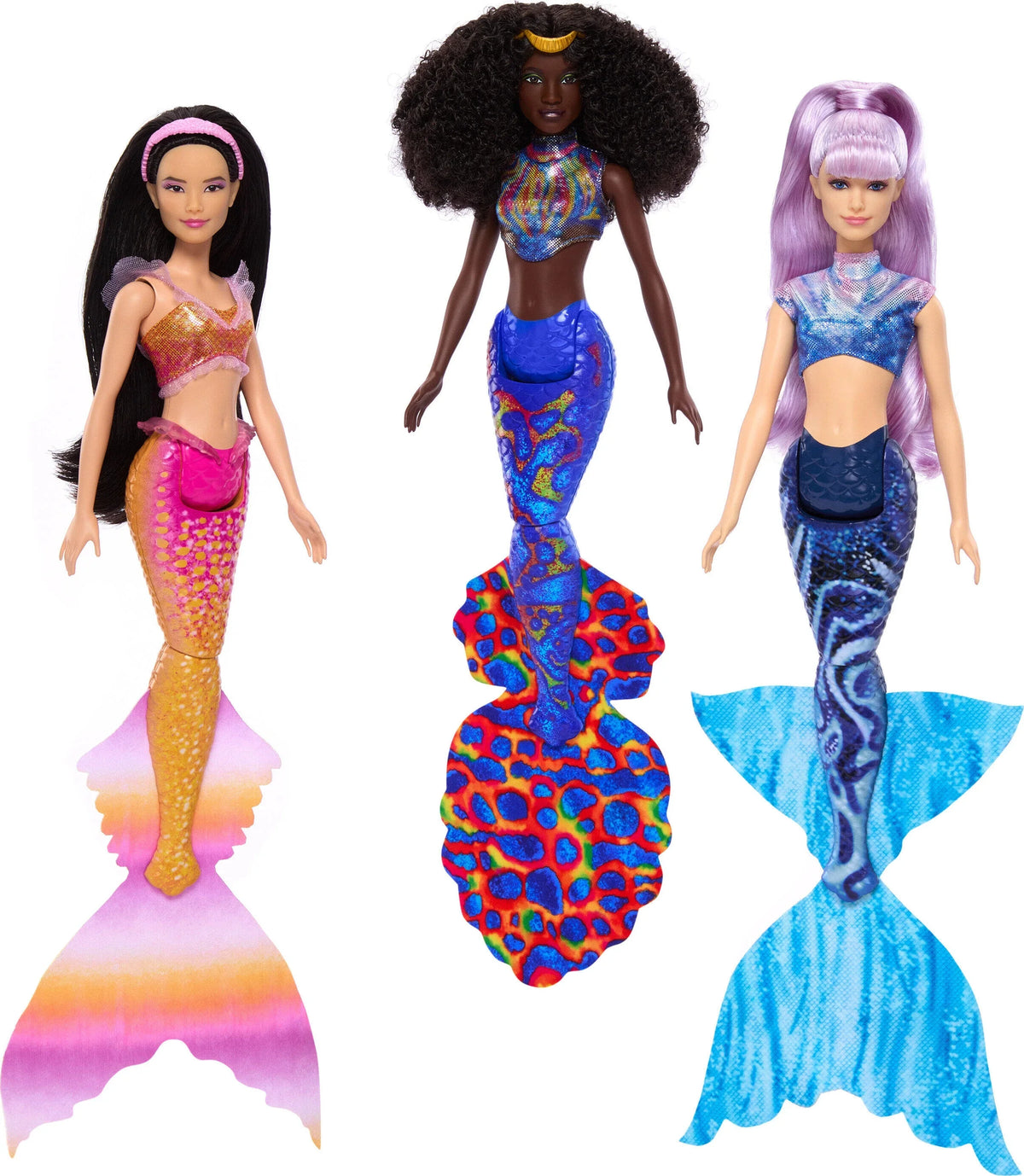 Disney The Little Mermaid Ultimate Ariel Sizeisters Doll 7-Pack, Sizeet with 7 Fashion Mermaid Dolls