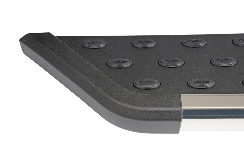 Dee Zee DZ16322 NXt Running Board, Black w/Chrome Trim, 6" Sizetep Area