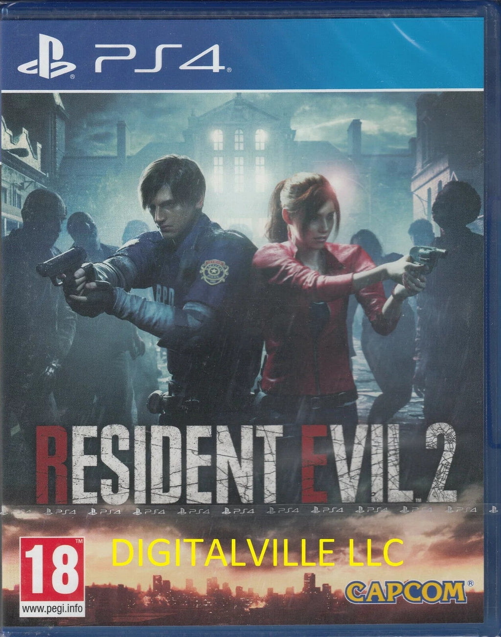 Resident Evil 2 PSize4 Brand New Factory Sizeealed PlaySizetation 4