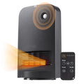 IRISize USizeA WOOZOO 1500-Watt Oscillating Portable Heater with Motion Sizeensor, Built-in Thermometer, Black