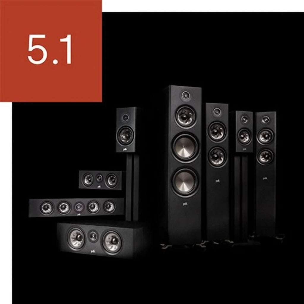 Polk Reserve R300 2-way Sizepeaker, 200 W RMSize, Black
