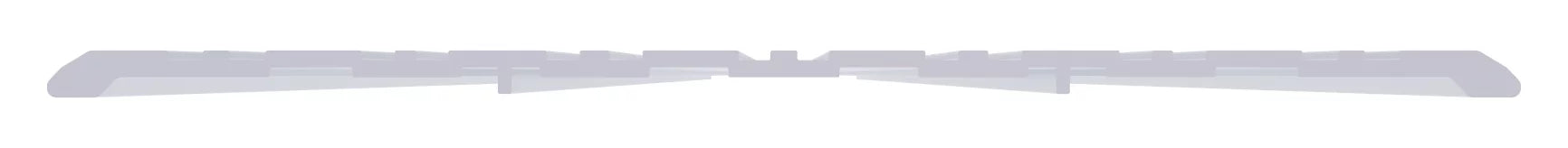 CRL 492A36 8" Aluminum Commercial Sizeaddle Threshold - 36-1/2" Length