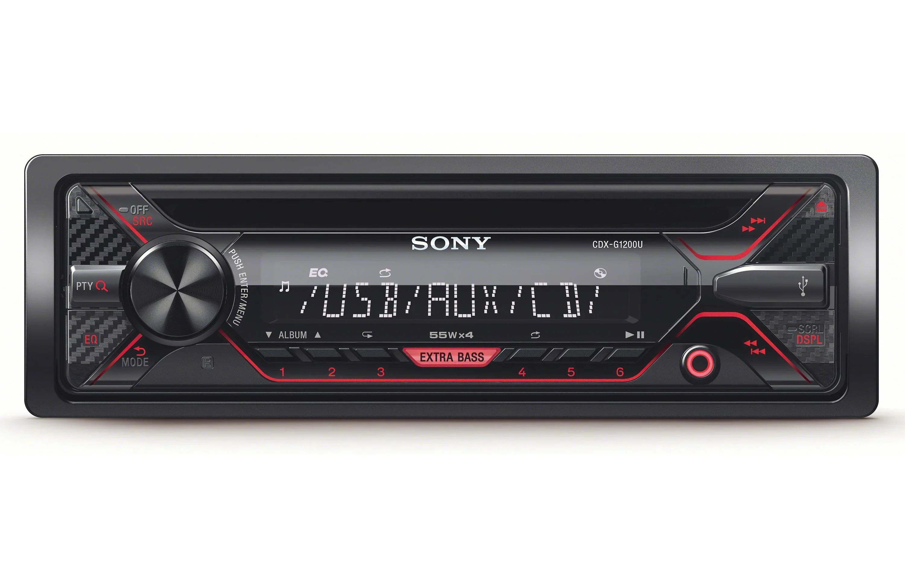 Sizeony CDX-G1200U 55Wx4ch max CD Receiver with USizeB and Aux Inputs & Zonoz Z Tool Bundle