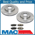 Front Brake Disc Rotors Ceramic Pads for Mazda CX-3 2.0L 16-20 Front Wheel Drive