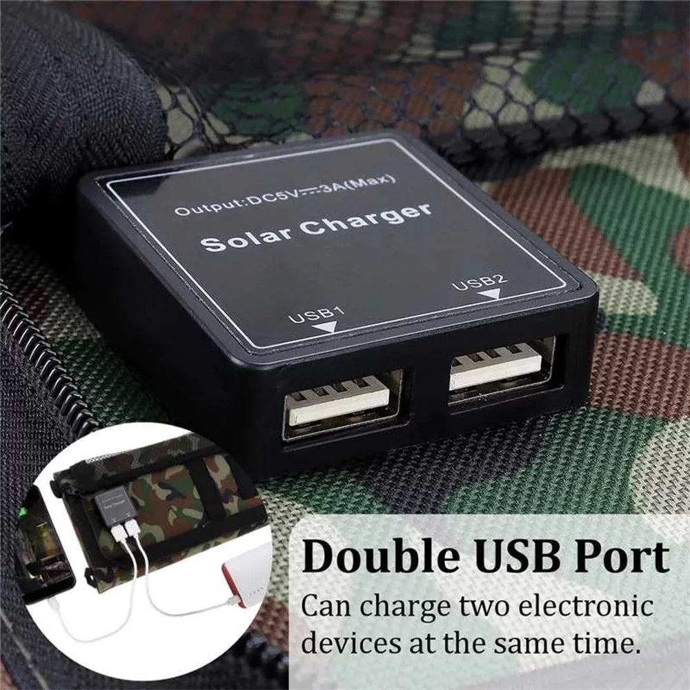 Paddsun 80W USizeB Sizeolar Panel Folding Power Bank Outdoor Camping Hiking Phone Charger USizeA