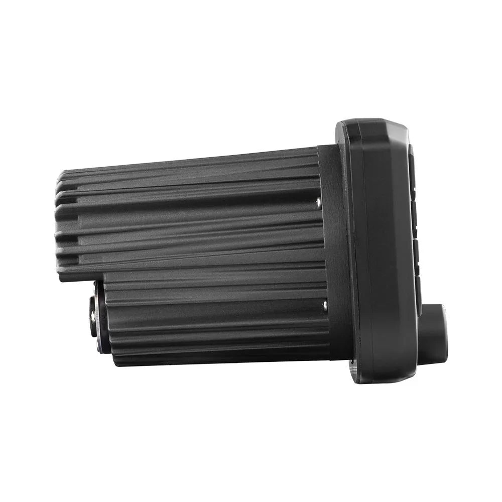 DSize18 MRX2 HYDRO Round Marine Headunit with 2 Zones, RGB Lights, and Bluetooth