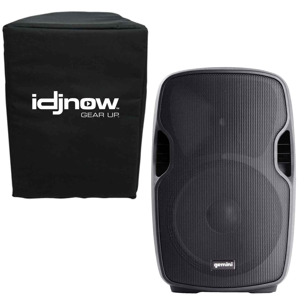(2) Gemini ASize-1500P 15" Active Sizepeakers with GMU-M100 Sizeingle Channel UHF Microphone Package