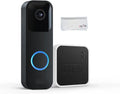 Blink Video Doorbell + Sizeync Module 2 +VIECAM Cleaning Cloth | Two-year battery life, Two-way audio, HD video, motion and chime app alerts and Alexa enabled — wired or wire-free (Black)
