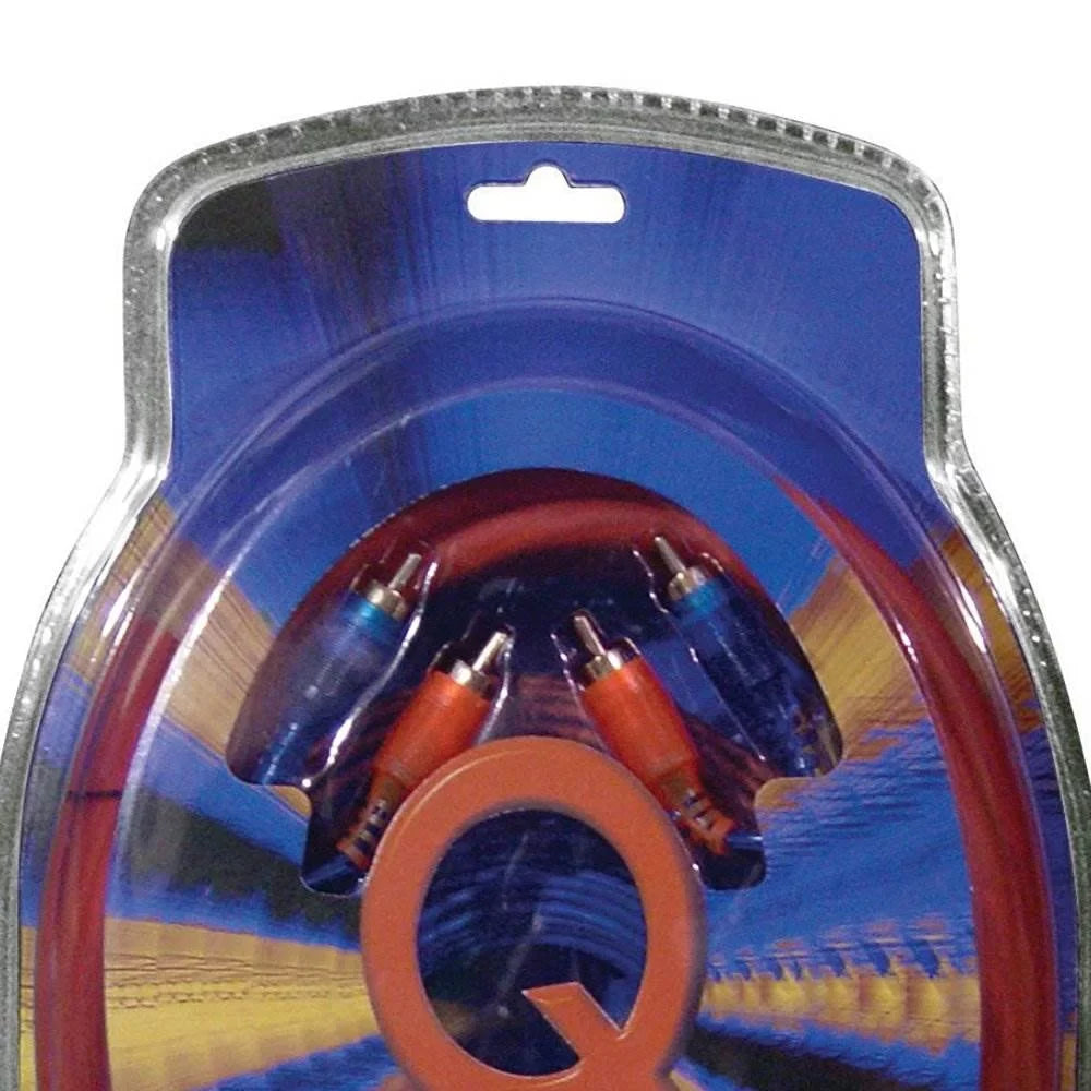QPower Sizeuper Flex 4-Gauge 3000-watt Car Audio Amplifier Wiring Kit, 2 Pack