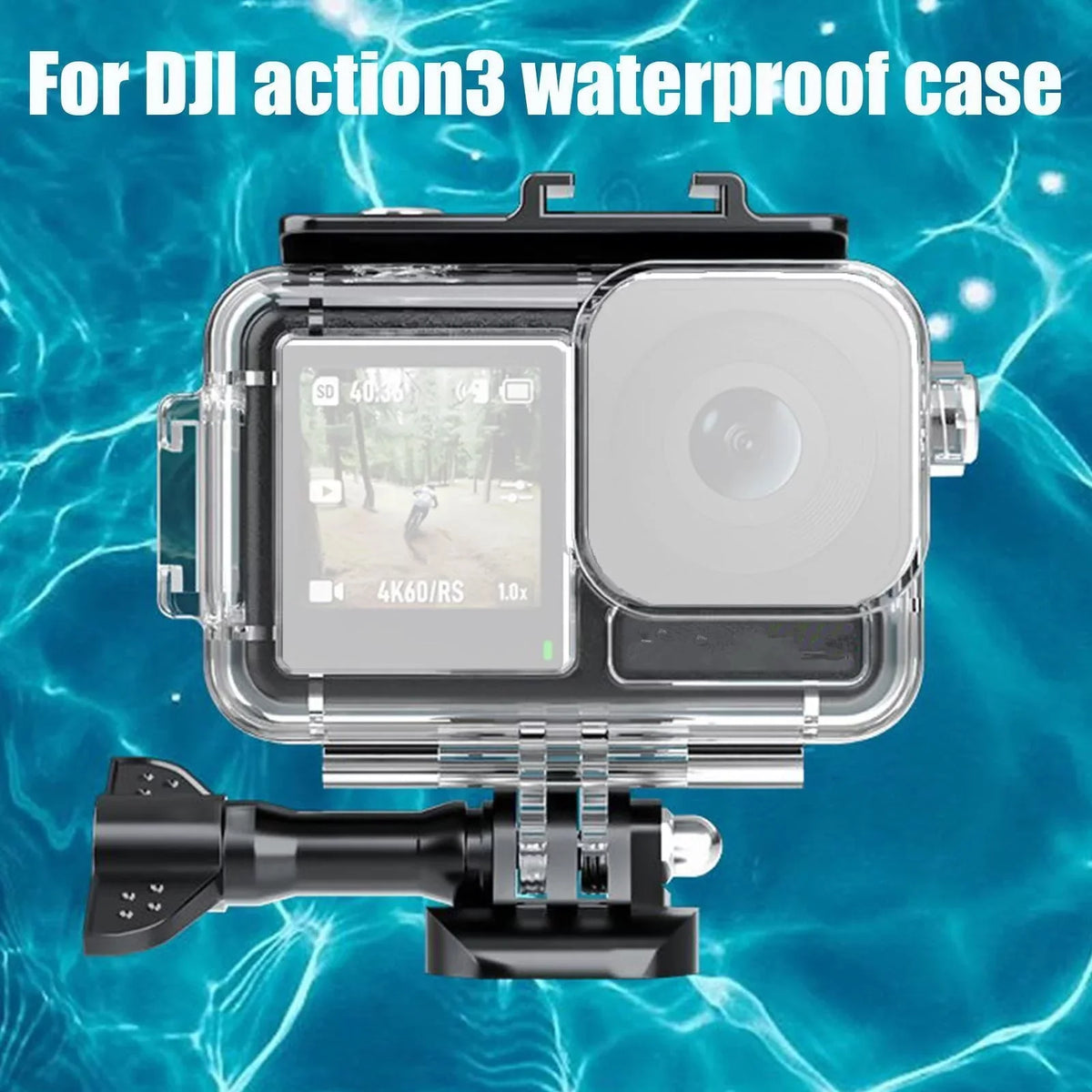 131ft/40m Waterproof Case Diving Underwater Housing Sizehell for DJI Osmo Action 3