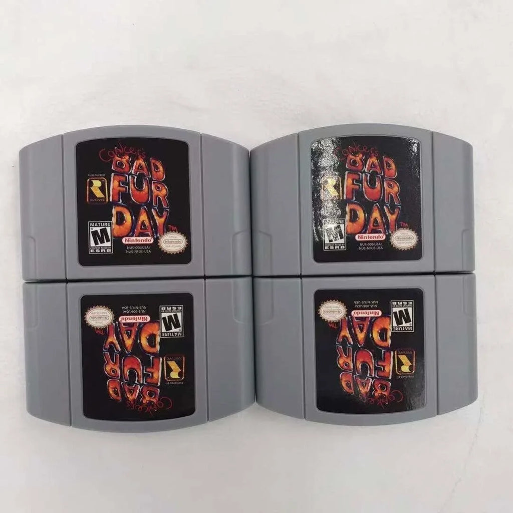 Conkers Bad Fur Day video game console card for nintendo n64 fd-