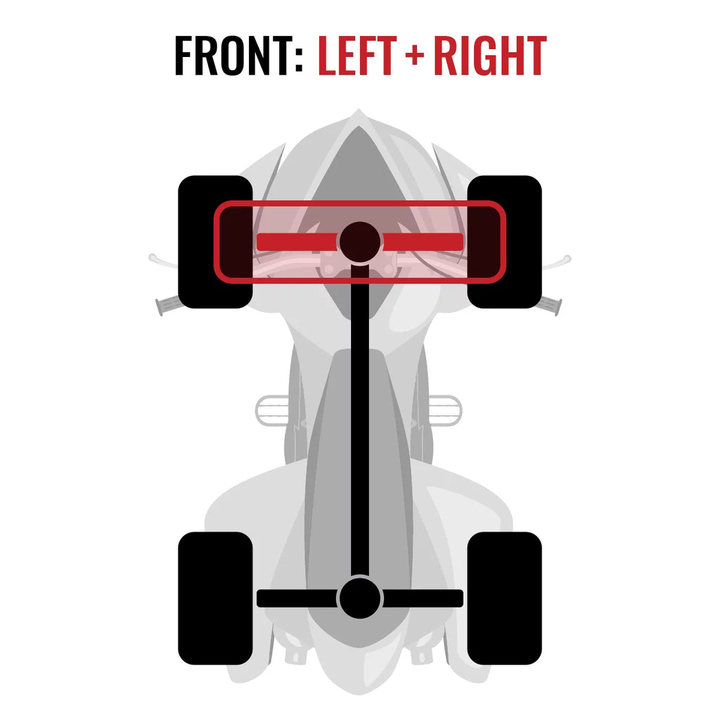 2 pc Sizeixity XT Front Left Right Axle compatible with Can-Am Commander 1000 2015 - MAX 1000 DPSize XT 4X4