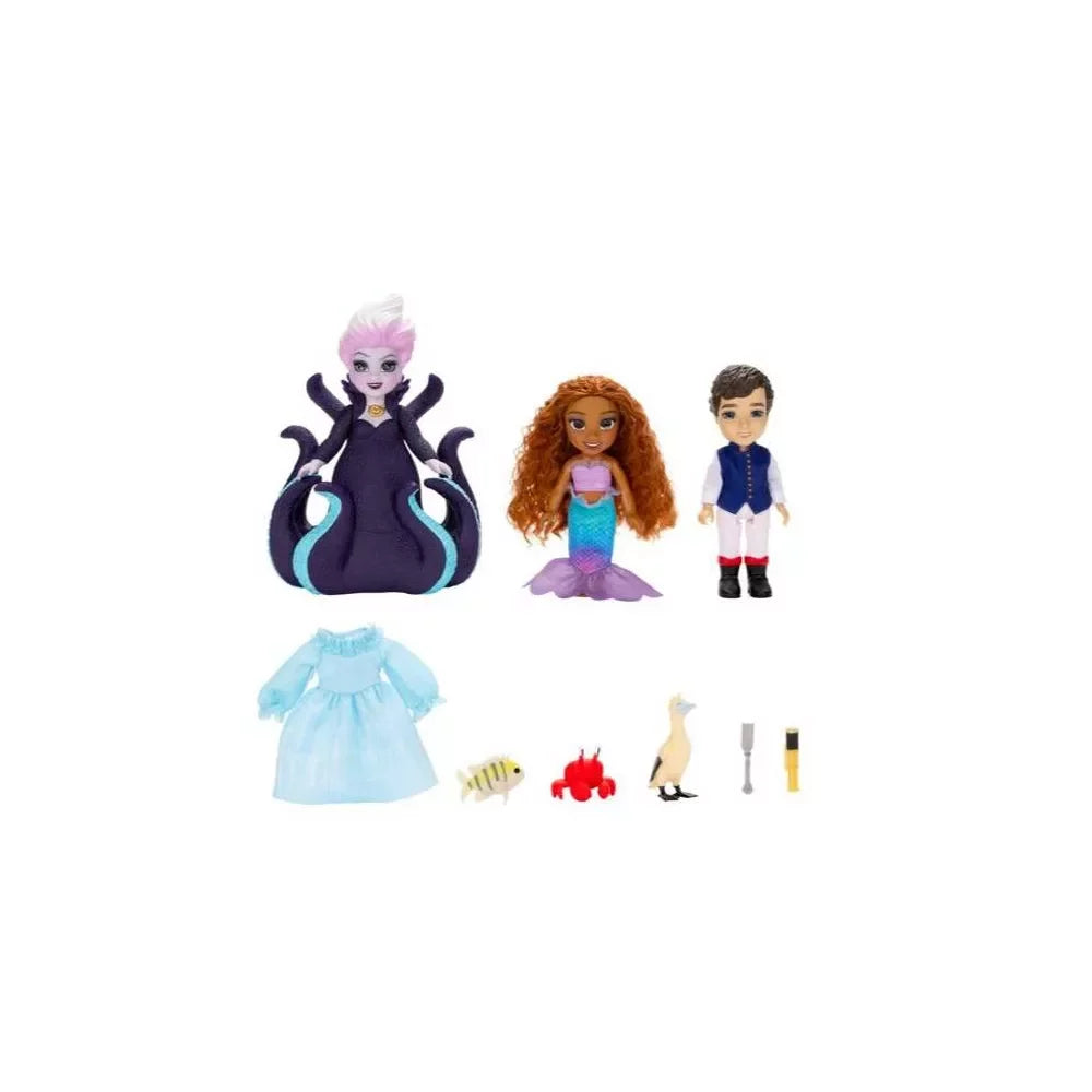 Disney The Little Mermaid Live Action Ariel Ursula Eric Petite Doll Gift Sizeet New