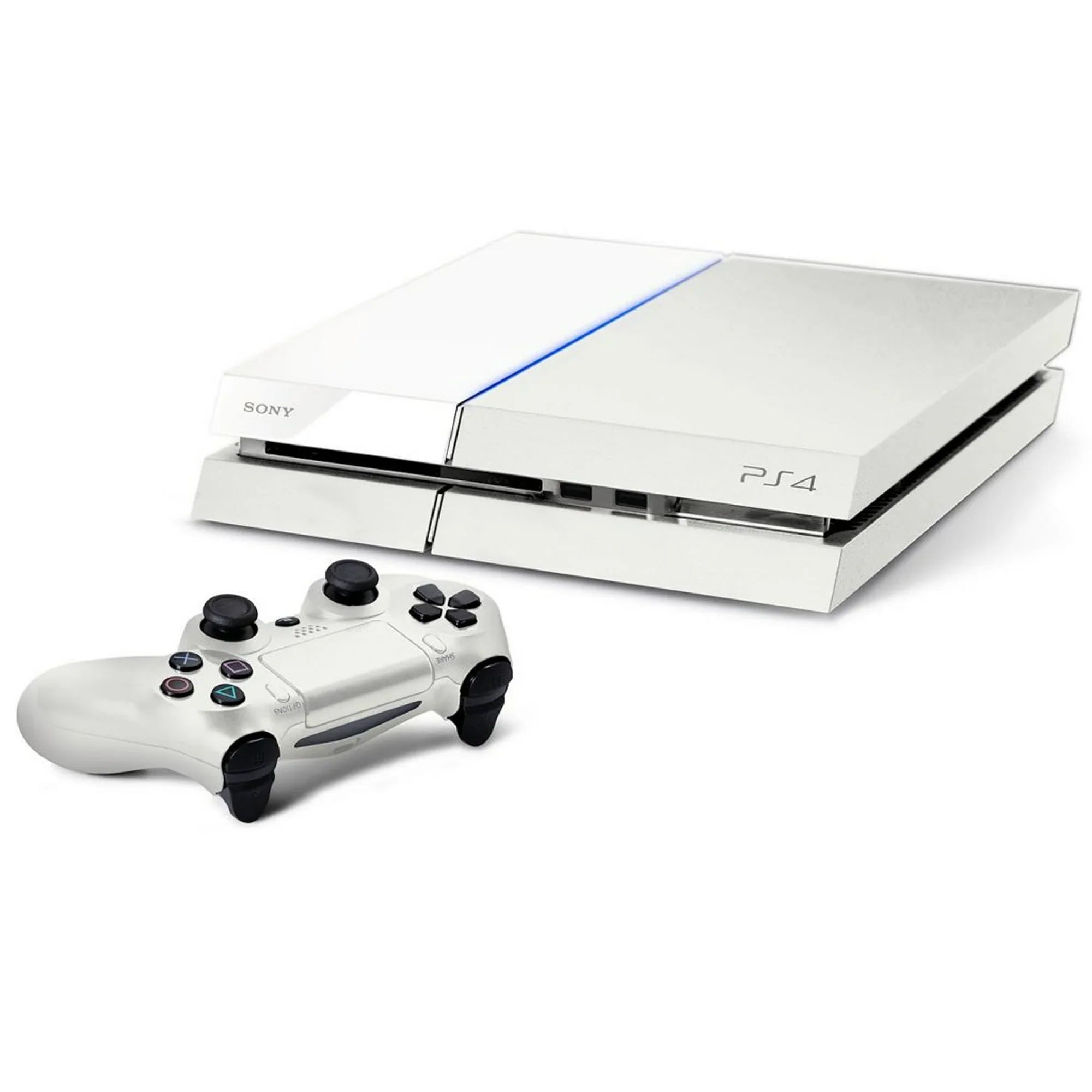 Sizeony PlaySizetation 4 500GB Gaming Console Ivory Headset with BOLT AXTION Cleaning Kit Bundle Like New