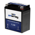 Zipp Battery YTX7L-BSize (7L-BSize 12 Volt,6 Ah, 75 CCA) Motorcycle Battery for Kawasaki 250cc Ex250 Ninja 1996