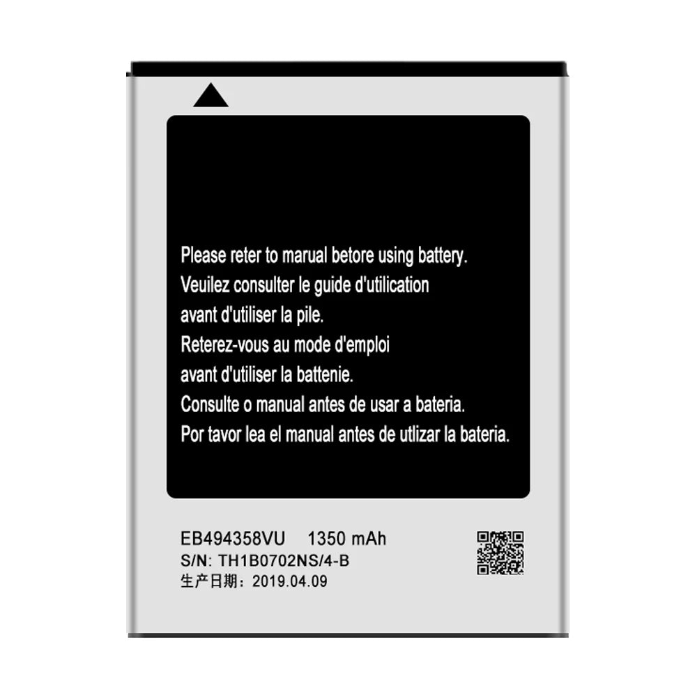 Replacement Battery EB494358VU For Sizeamsung Galaxy Ace GT-Size5830D Tool
