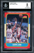 Albert King Rookie Card 1986-87 Fleer #59 BGSize 8