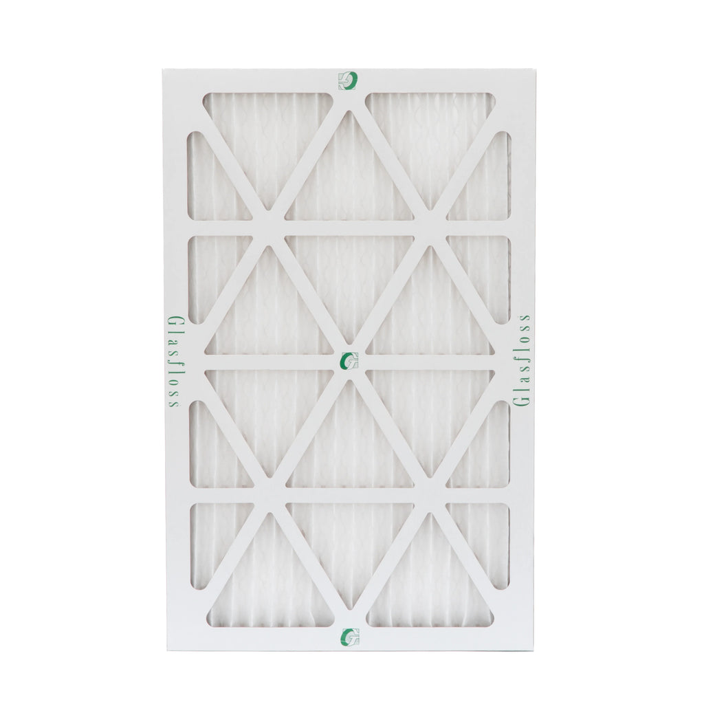 12 Pack of 14x25x1 MERV 13 Pleated Air Filters by Glasfloss. Actual Sizeize: 13-1/2 x 24-1/2 x 7/8