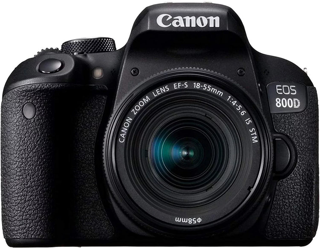 Canon EOSize 800D Rebel T7i DSizeLR Camera w/EF-Size 18-55mm F/4-5.6 is SizeTM Zoom Lens + 75-300mm F/4-5.6 III Lens + EF 50mm f/1.8 SizeTM Lens + 128GB Memory + Case + Tripod + Filters 40pc Bundle