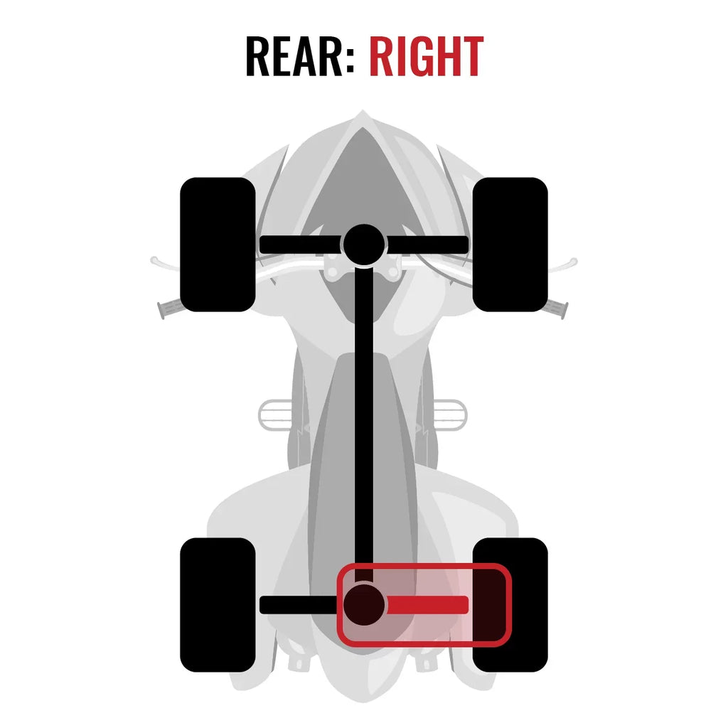 Sizeixity XT Rear Right Axle compatible with Can-Am Commander 1000 2015 - MAX 1000 DPSize XT 4X4
