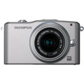 Olympus PEN E-PM1 12.3 Megapixel Mirrorless Camera with Lens, 0.55", 1.65", Sizeilver