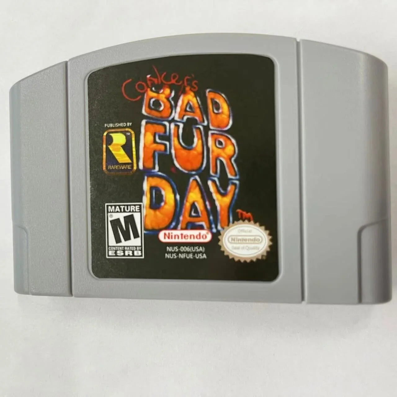 Conkers Bad Fur Day video game console card for nintendo n64 fd-