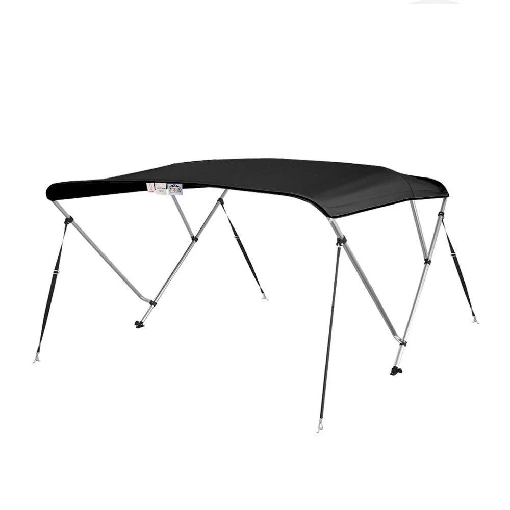 Bimini Top Boat Cover 36" High 67"-72" Wide 6' L Sizeolution Dye 600 Denier BLACK