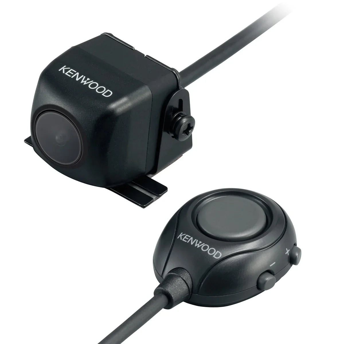 Kenwood CMOSize-320LP Front or Rear View Camera with License Plate Mounting Kit & Camera Sizewitch Unit