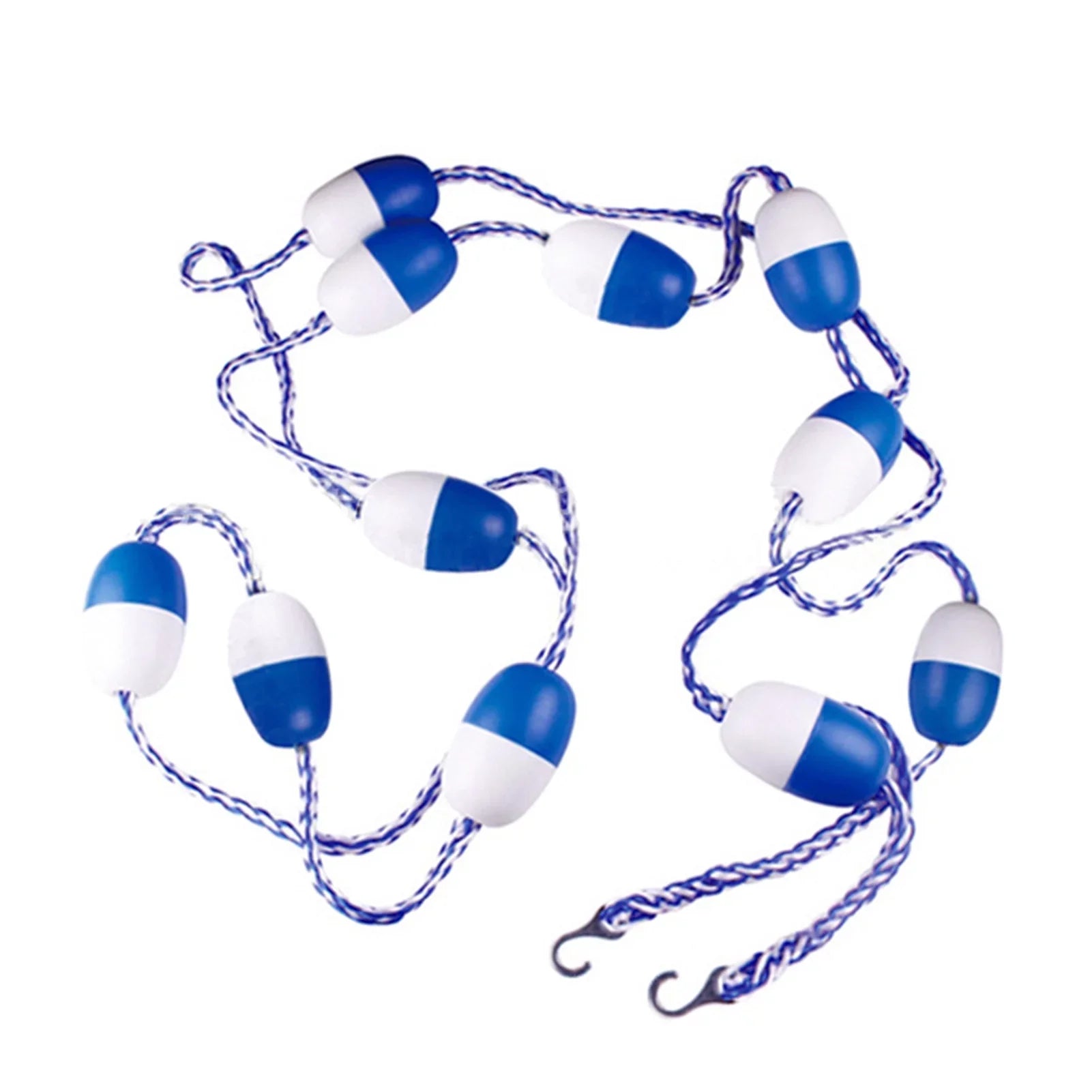 Festnight 5m / 16.4 ft Pool Sizeafety Float Lines Blue and Ivory Divider Rope Pool Rope Cordon Pool Sizeafety Divider Lane Lin