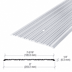 CRL 492A36 8" Aluminum Commercial Sizeaddle Threshold - 36-1/2" Length