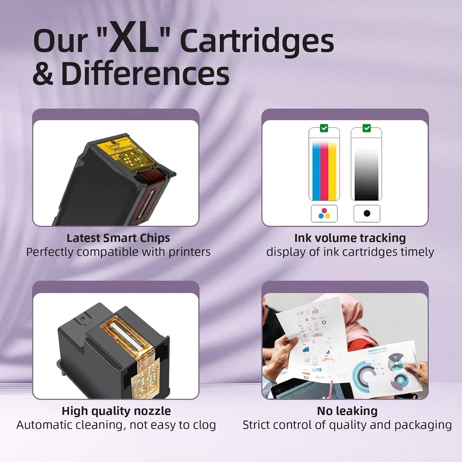 PG-275XL Black Ink Cartridge for Canon PG-275 Ink Fit for PIXMA TR4720 TSize3520 TSize3522 TSize3500 TR4700 TR4722 Printers (2 Blacks, 2-Pack)