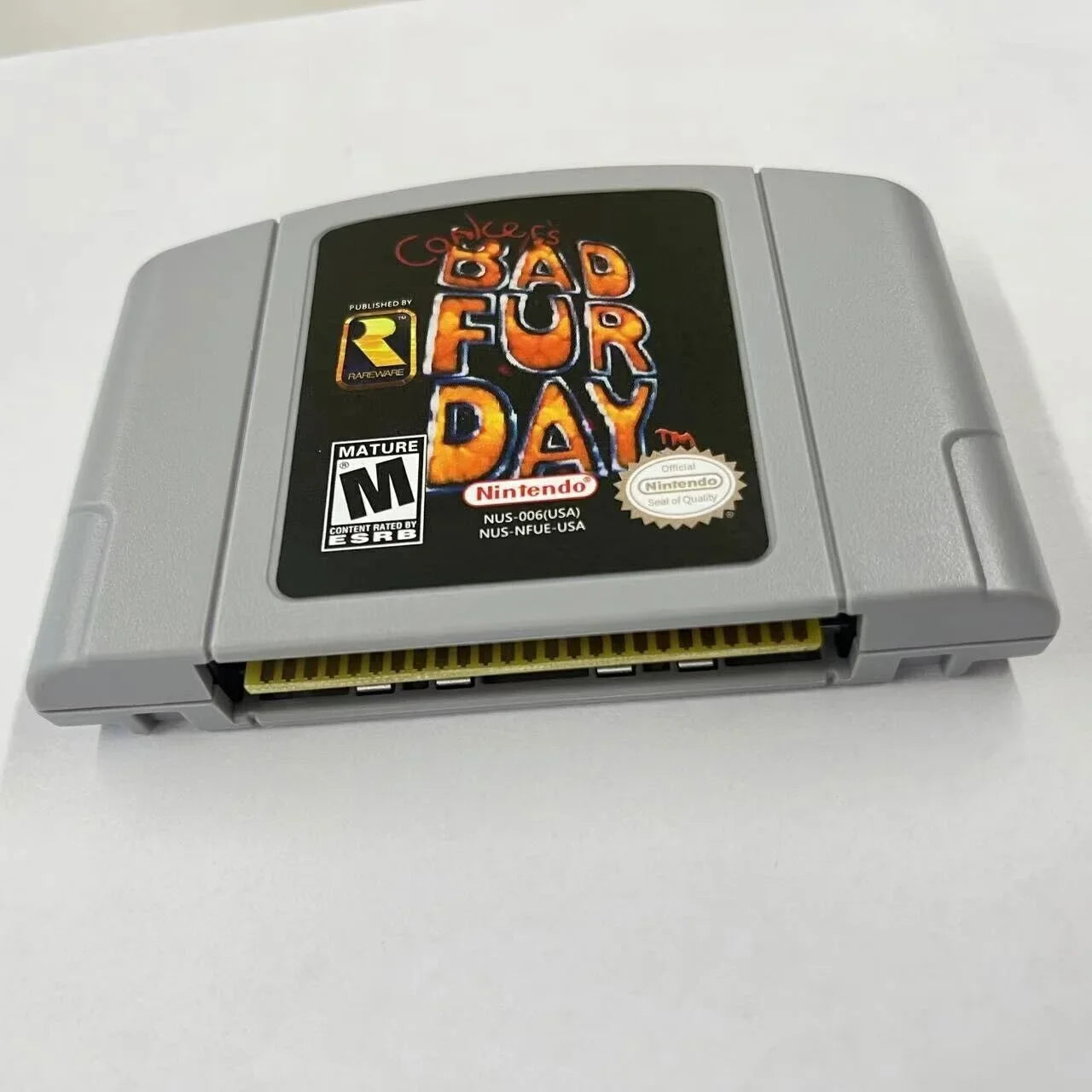 Conkers Bad Fur Day video game console card for nintendo n64 fd-