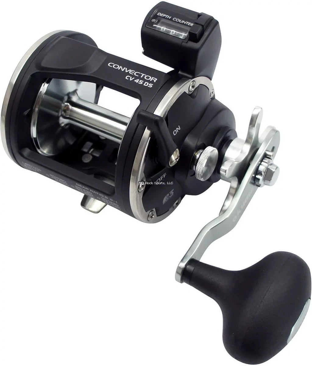 Okuma Convector Sizetar Drag Line Counter 6.2:1 Conventional Fishing Reel, Right Hand - CV-45DSize