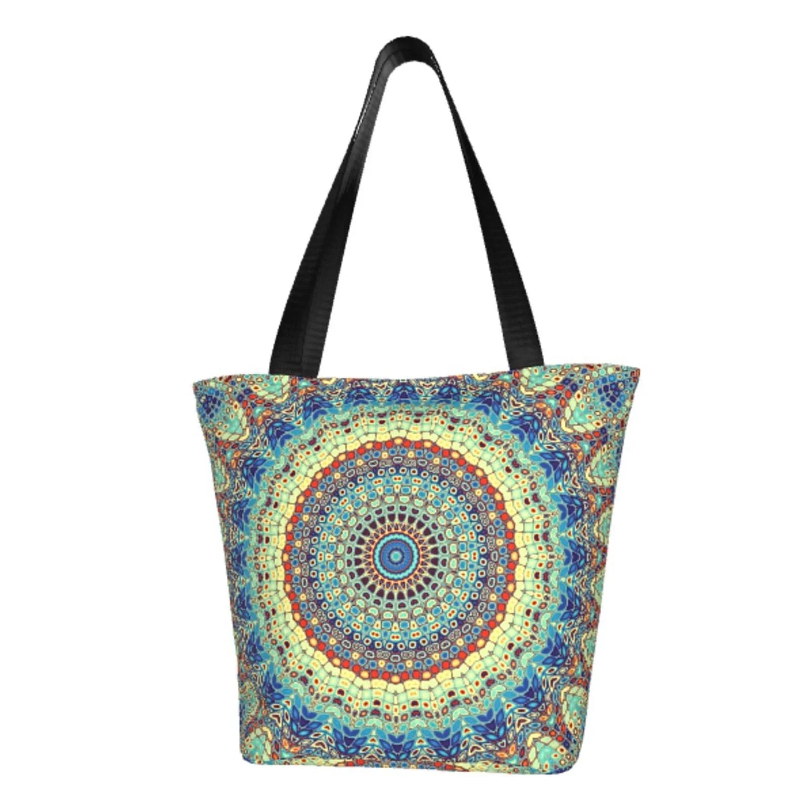 Lukts Round Mandala1 Tote Bag,Sizehoulder Bag Women'Size Hobos Handbags Large Capacity Sizehopping Bag