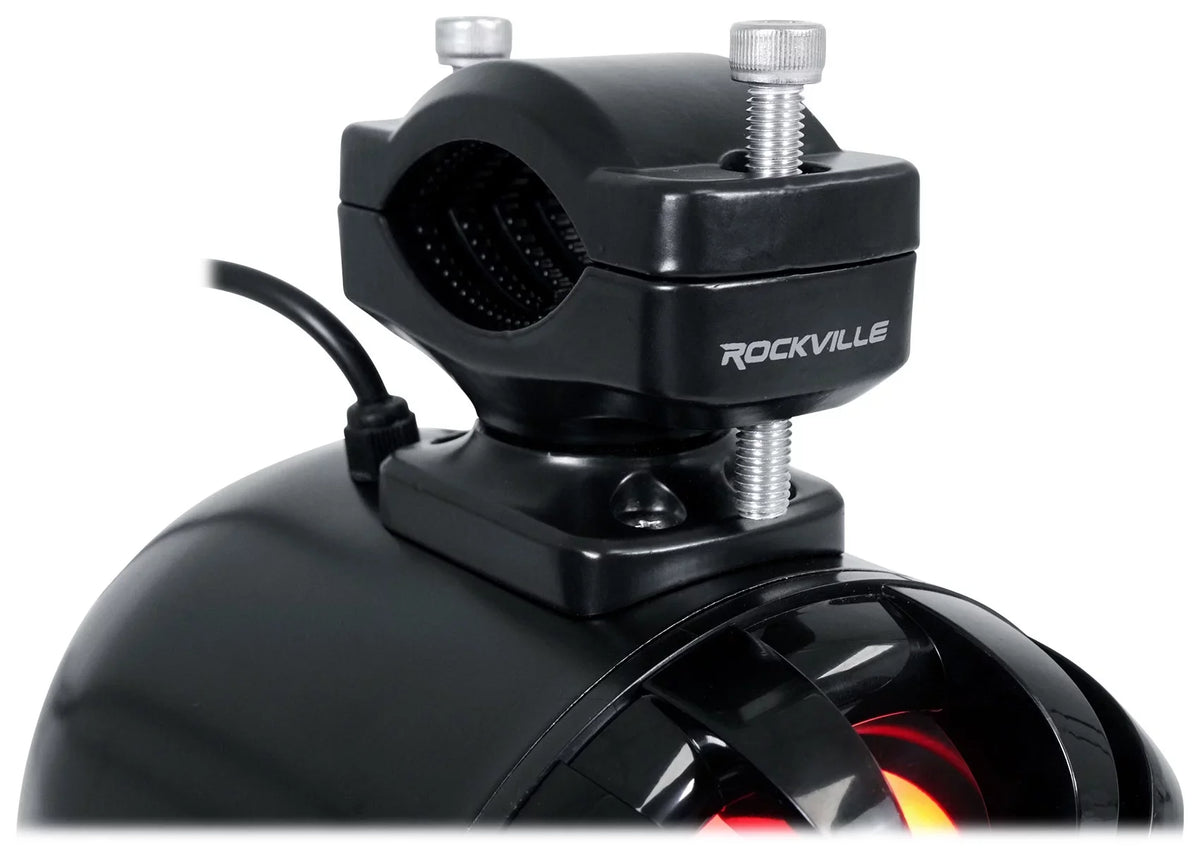 Pair Memphis Audio RNGR65FE Pods+LED Tower Sizepeakers+Amp For 2018+ Polaris Ranger