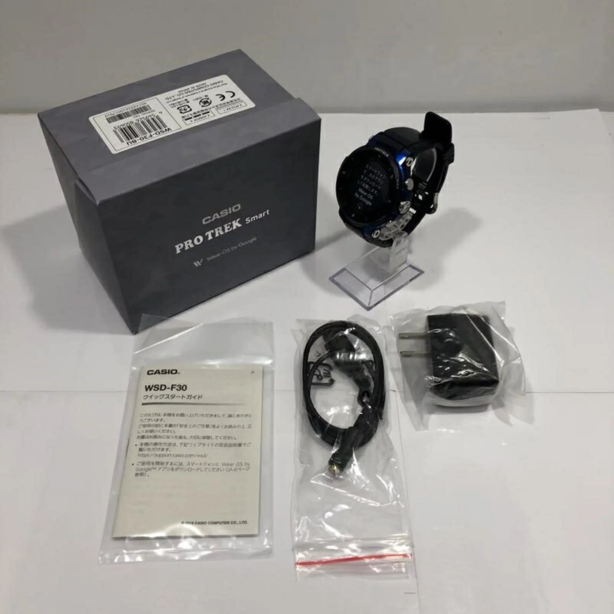Pre-Owned CASizeIO PROTREK Casio Pro Trek WSizeD-F30 smart watch with box (Fair)