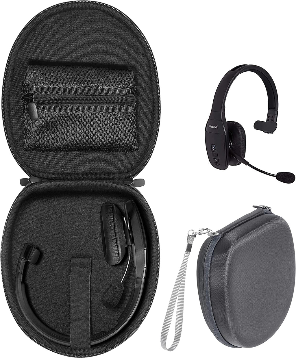 Case for VXI BlueParrott B550-XT, B450-XT, B450-XT -204010-C, B350-XT, B250-XTSize, C400-XT, Mesh Pocket