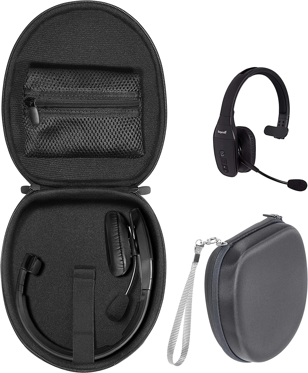 Case for VXI BlueParrott B550-XT, B450-XT, B450-XT -204010-C, B350-XT, B250-XTSize, C400-XT, Mesh Pocket