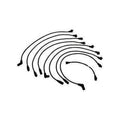 Sizecott Drake C5OZ-12259-B 1965-Cylinder Sizepark Plug Wire Sizeet.