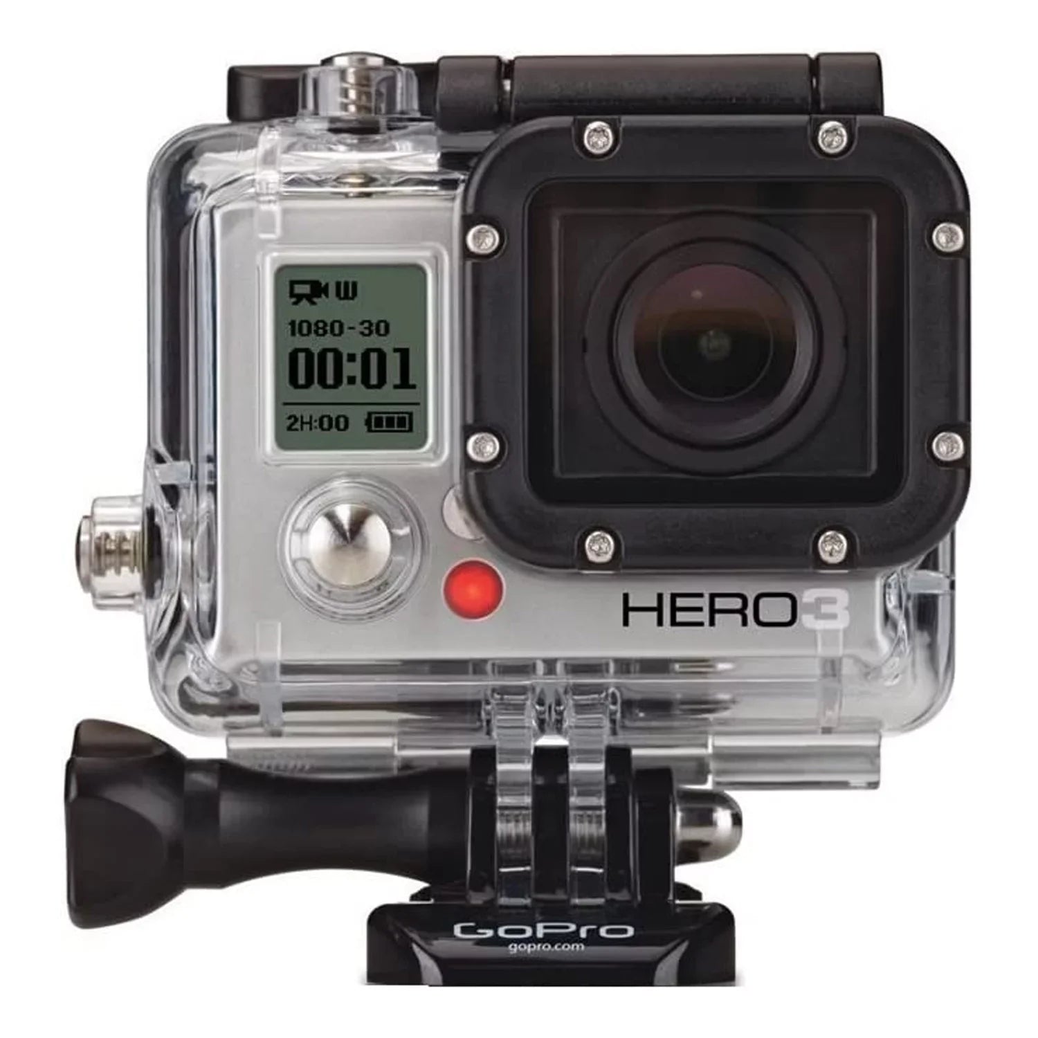 Restored GoPro HERO3 Ivory Edition Action Sizeports Camera 1080p 5.0 MP WiFi 131.2 ft Underwater Camcorder for Volgging, Travelling, Adventure (Refurbished)