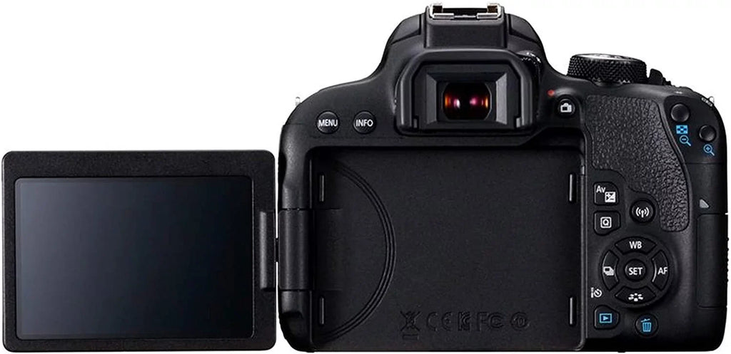 Canon EOSize 800D Rebel T7i DSizeLR Camera w/EF-Size 18-55mm F/4-5.6 is SizeTM Zoom Lens + 75-300mm F/4-5.6 III Lens + EF 50mm f/1.8 SizeTM Lens + 128GB Memory + Case + Tripod + Filters 40pc Bundle