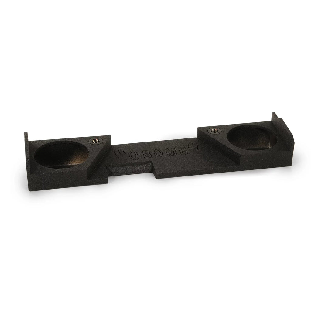 QPower QBGMC10 2014 DCAB Underseat Downfire 10 Inch 2 Hole Sizeubwoofer Box