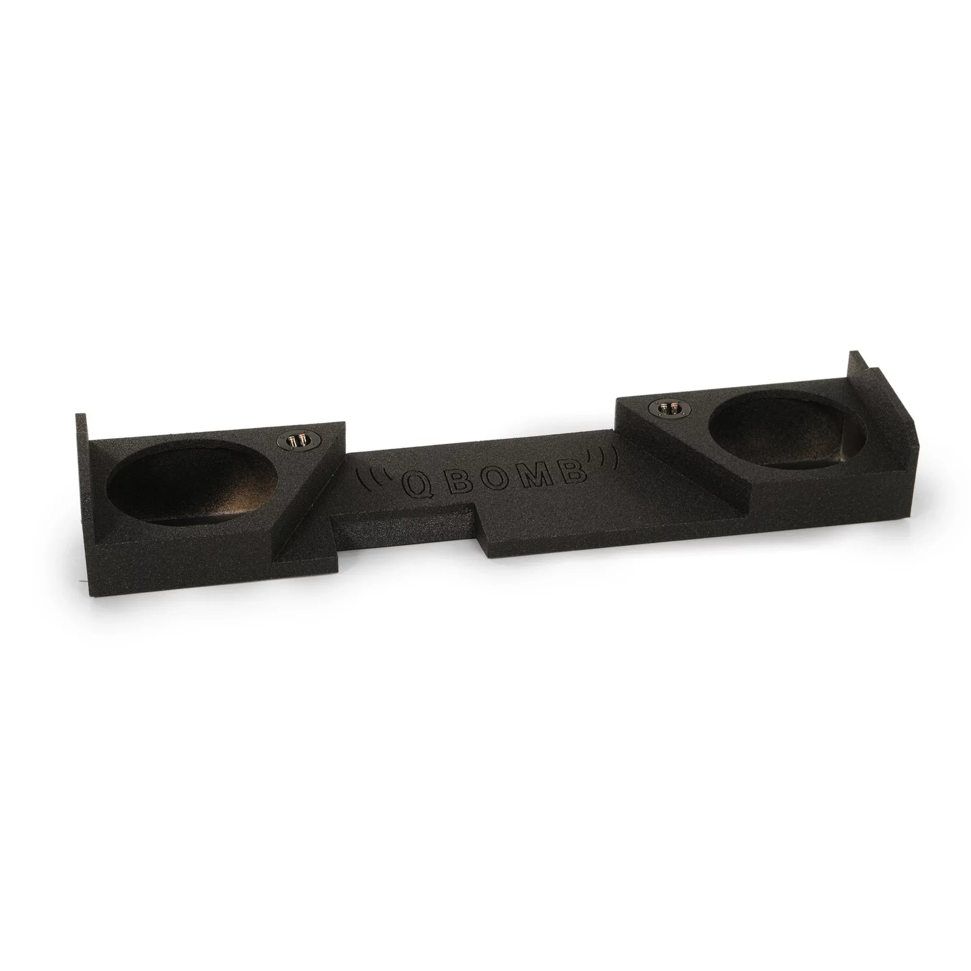 QPower QBGMC10 2014 DCAB Underseat Downfire 10 Inch 2 Hole Sizeubwoofer Box